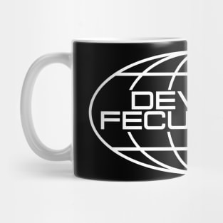Devour Feculence Worldwide Logo White - Milchick Mug